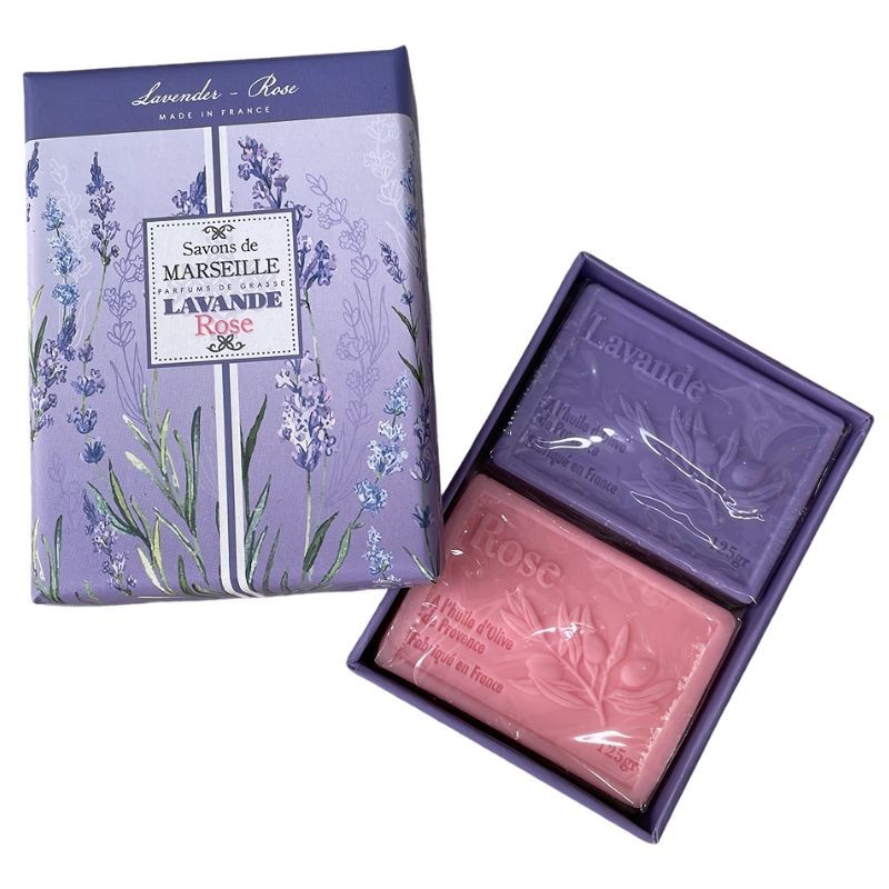 Savon de Marseille Gift Duo Lavender Rose