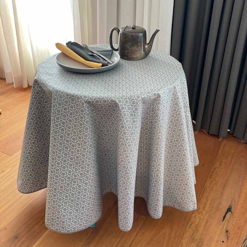 Slate Round Tablecloth