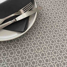 Slate Stain Resistant Jacquard Tablecloth