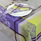 Corner of St Tropez jacquard tablecloth