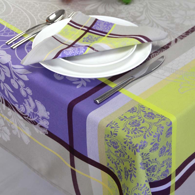 Corner of St Tropez jacquard tablecloth