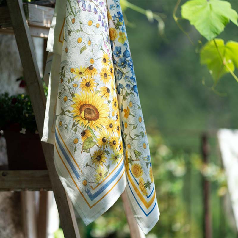 Sungarden Linen Tea Towels Tessitura Toscana Telerie