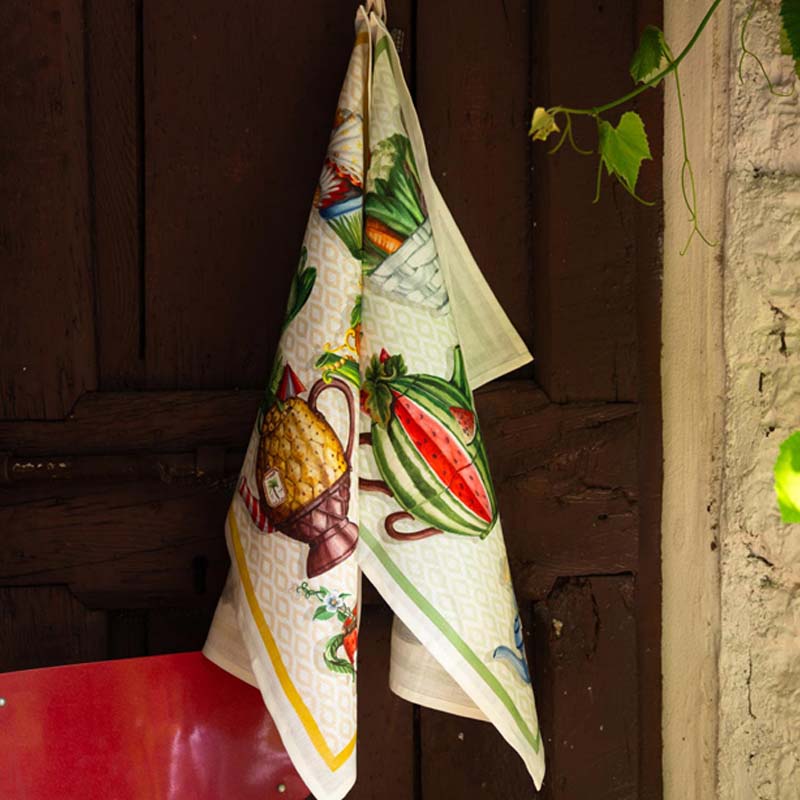 Tea Break Linen Tea Towels Tessitura Toscana Telerie