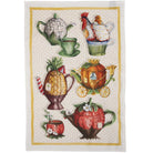 Tea Break Yellow Linen Tea Towel Tessitura Toscana Telerie