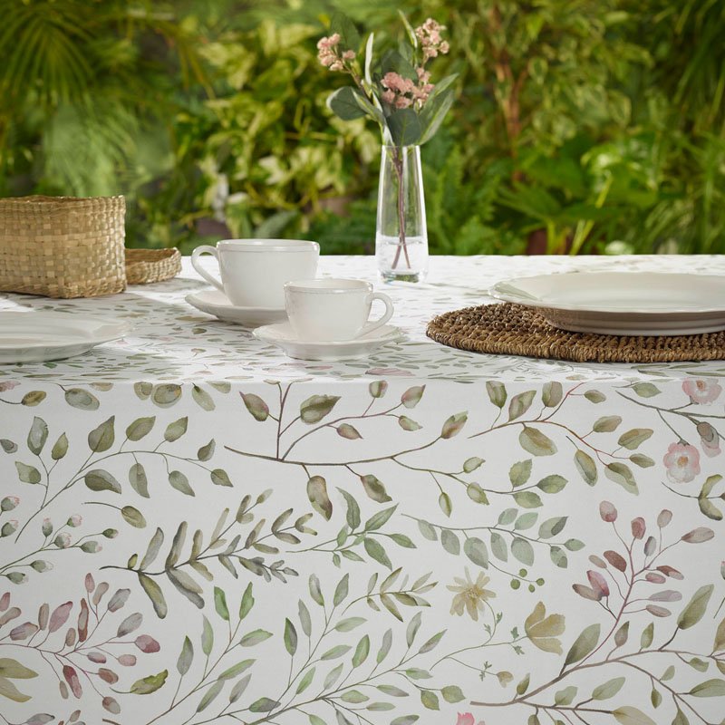Watercolour Stain Resistant Tablecloth European