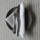 White Linen Napkins Fray